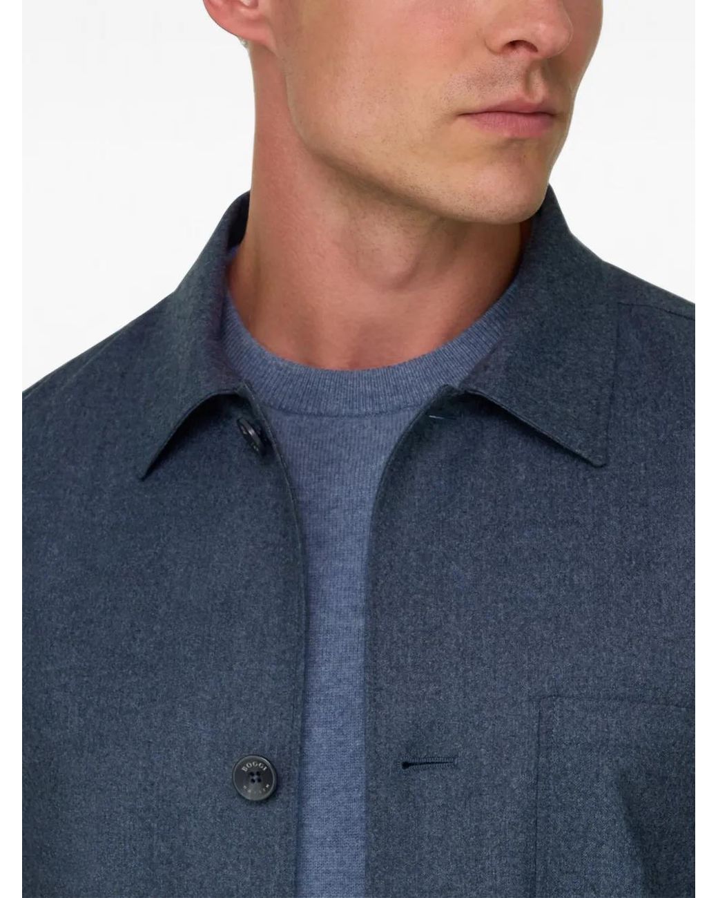 Boggi Blue Shacket for men