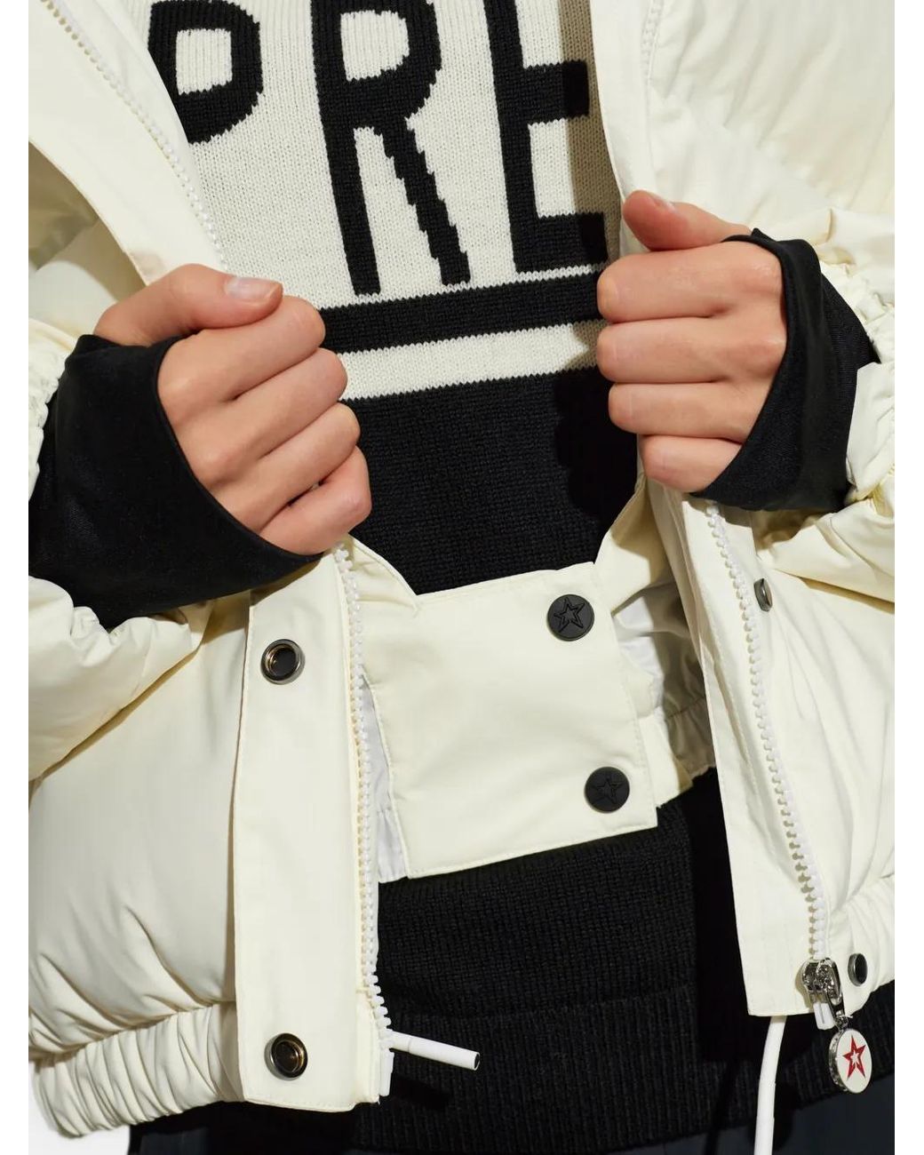 Perfect Moment White Moment Ski Down Jacket