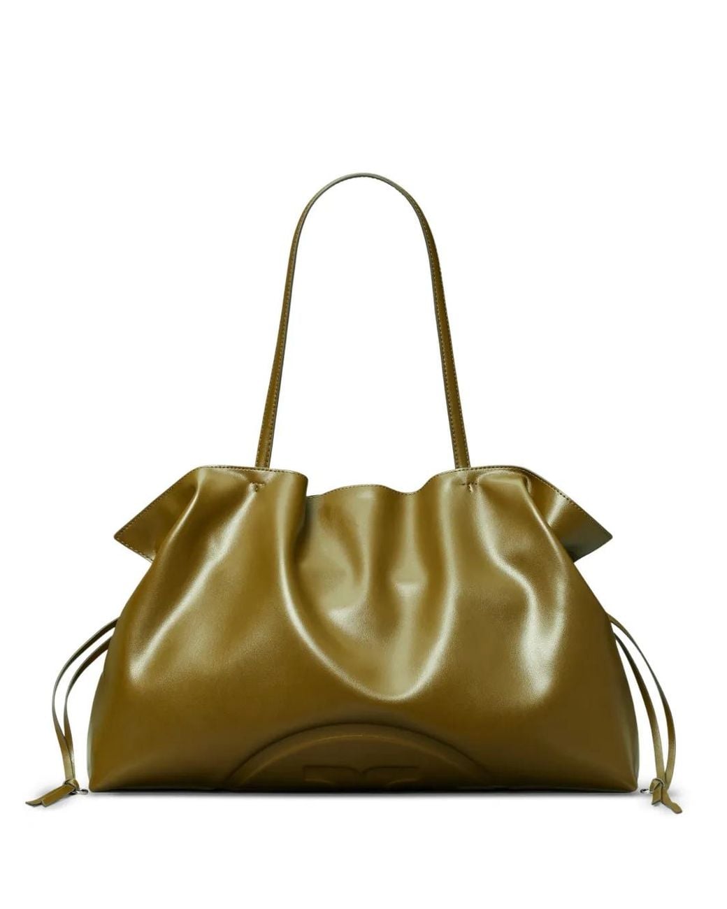 Tory Burch Green Ella Natuura Drawstring Tote