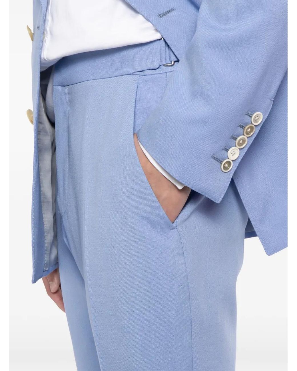 Tom Ford Blue Tailored Trousers for men