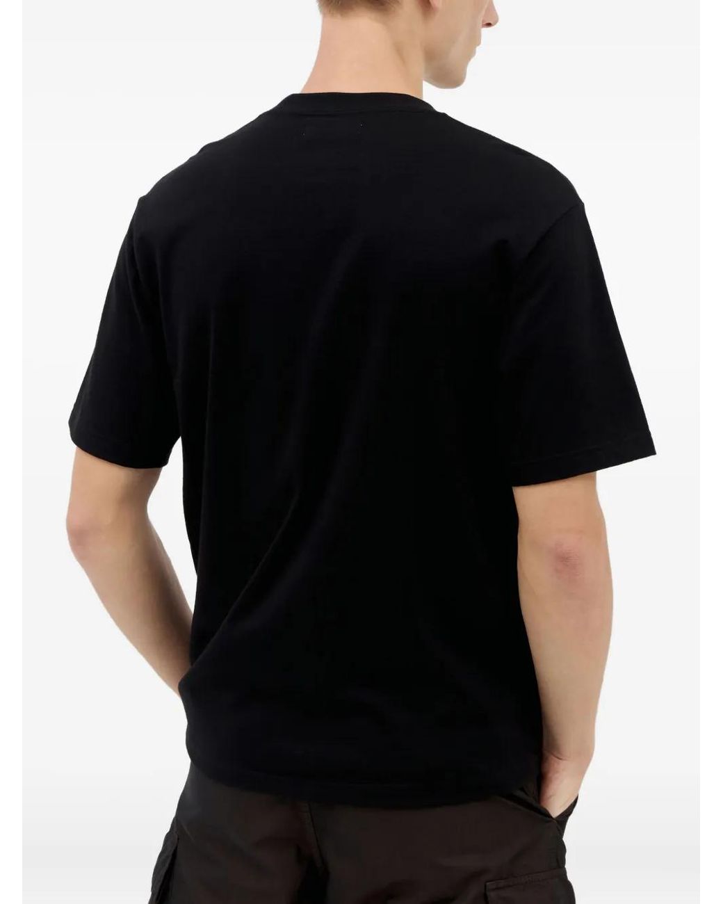 Ice & Techno Black Th Fan Graphic-Print Crew-Neck T-Shirt for men