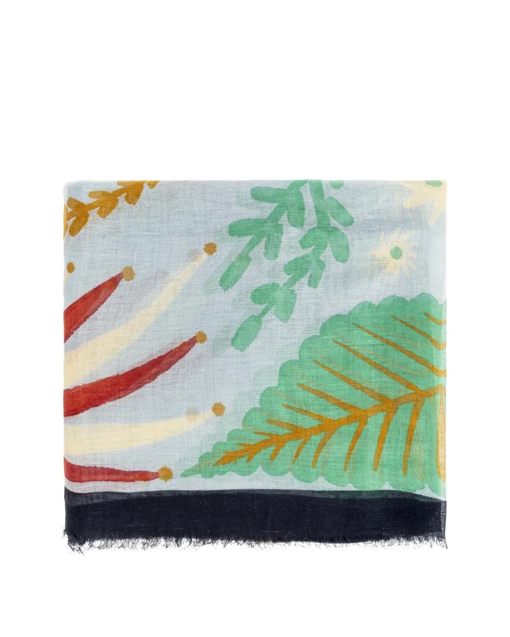Etro Green X Tabby Booth Modal-Blend Scarf