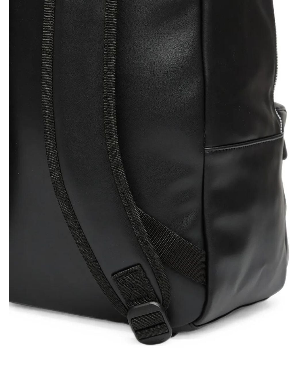 Adidas Black Logo-Embossed Backpack