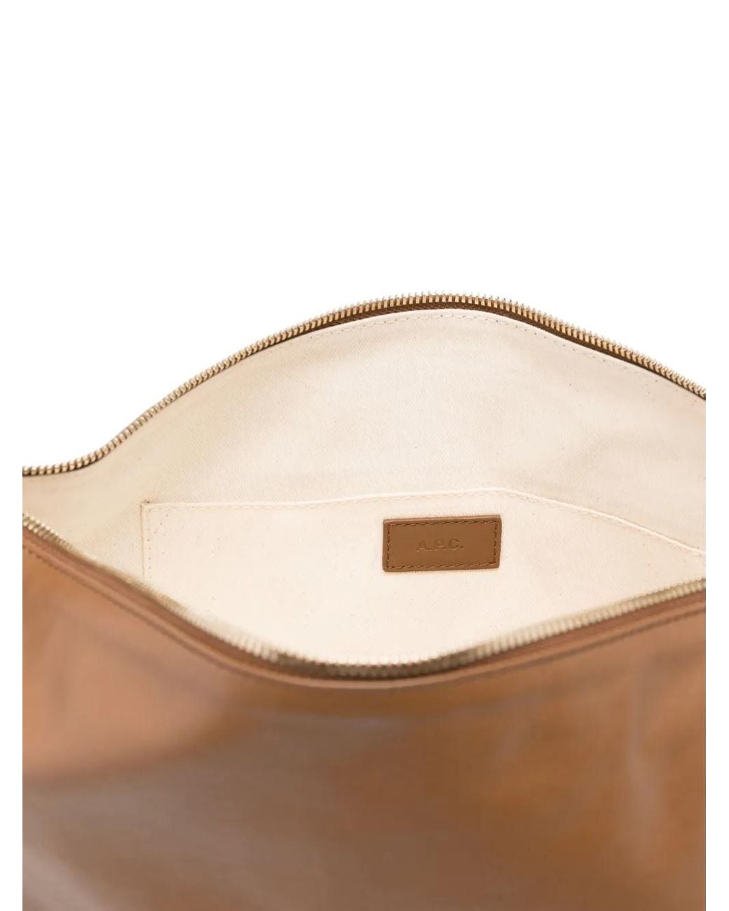 A.P.C. Brown Vera Tote Bag