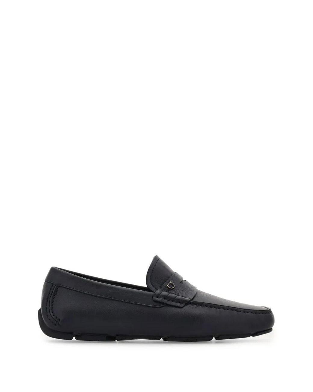 Ferragamo Blue Penny Loafers for men