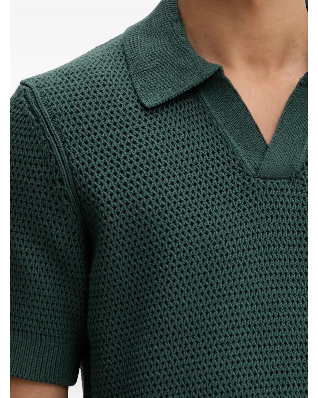 Marc O' Polo Green T-Shirt En Maille Ajourée for men
