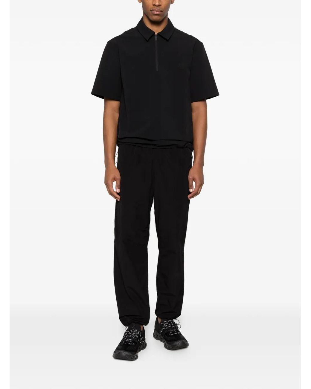 Moncler Black Polyamide Shirt for men