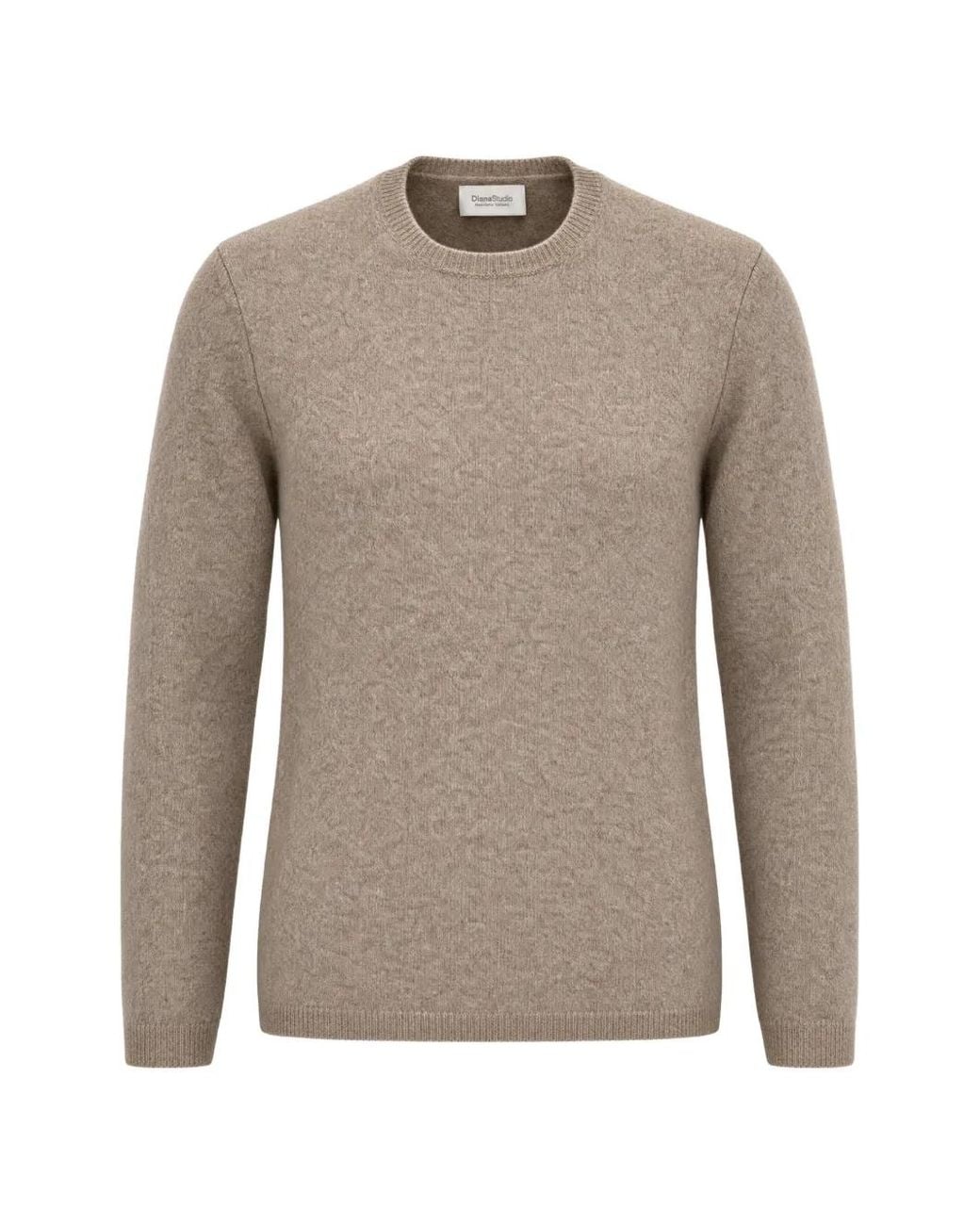 Diana Studio Gray Crew-Neck Raglan-Sleeve Sweater for men