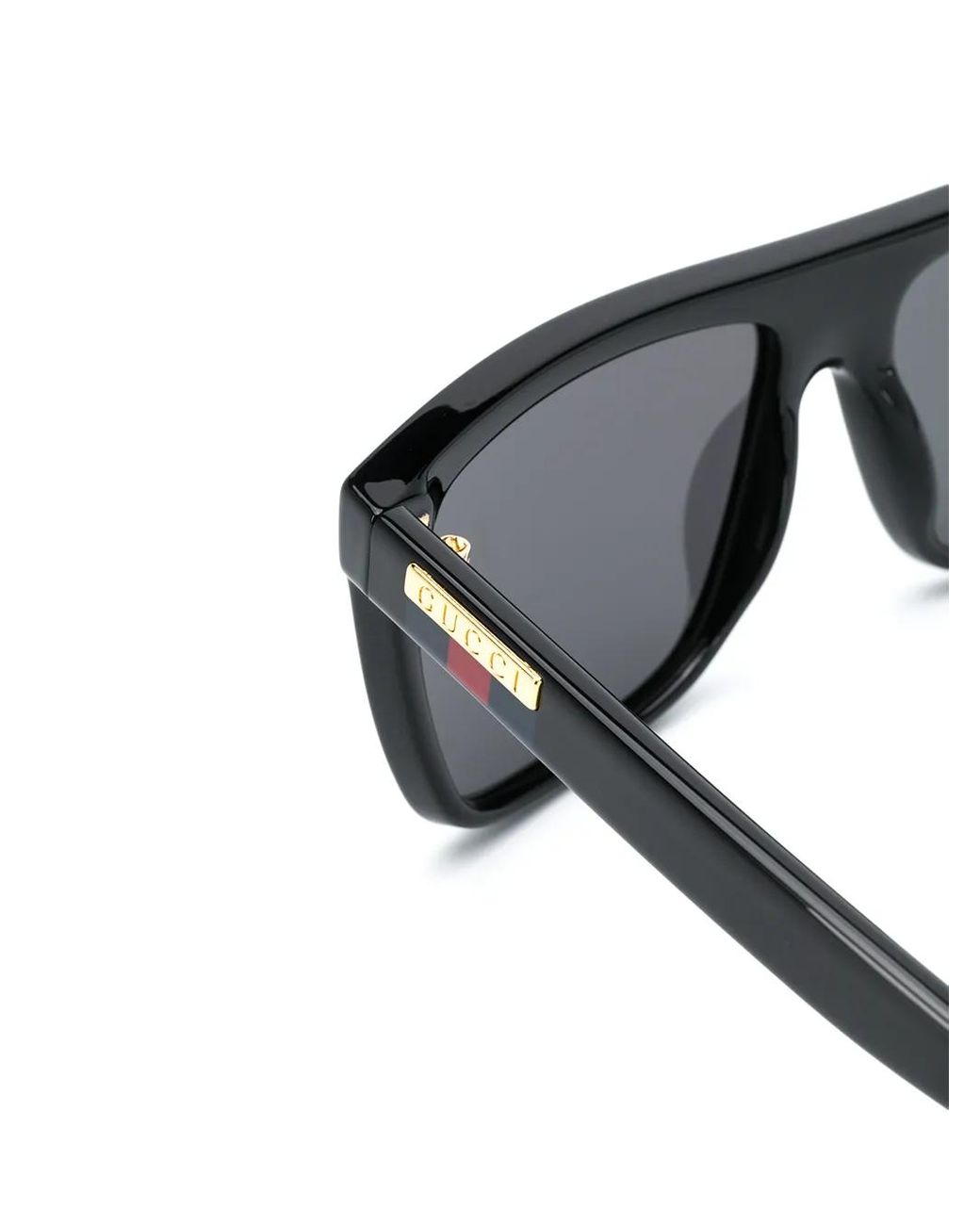 Gucci Black Oversized Square-Frame Sunglasses for men
