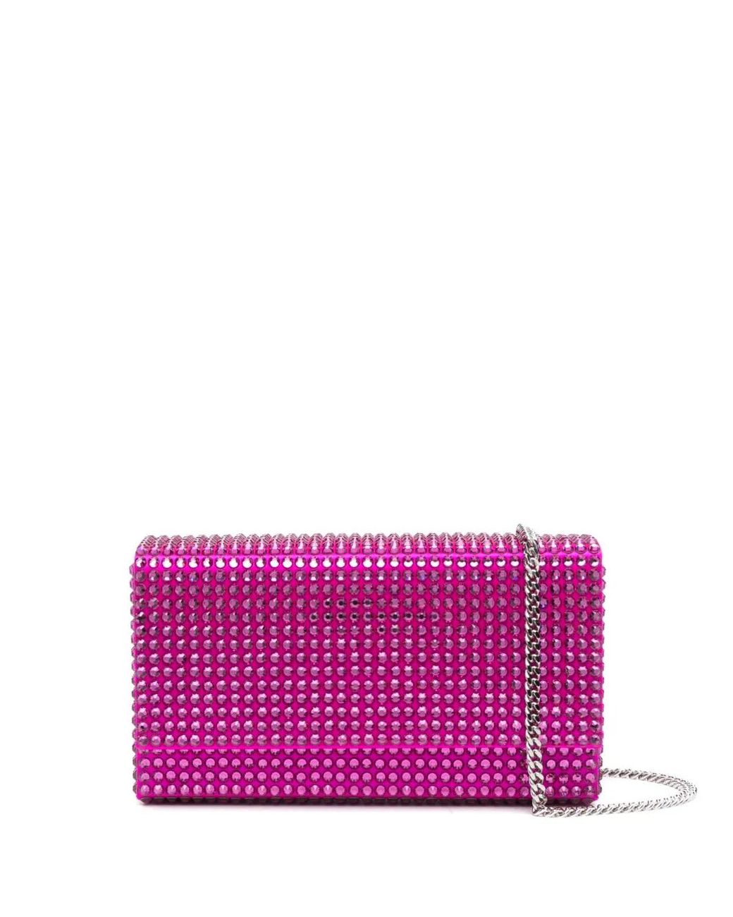 AMINA MUADDI Purple Mini Paloma Clutch Bag