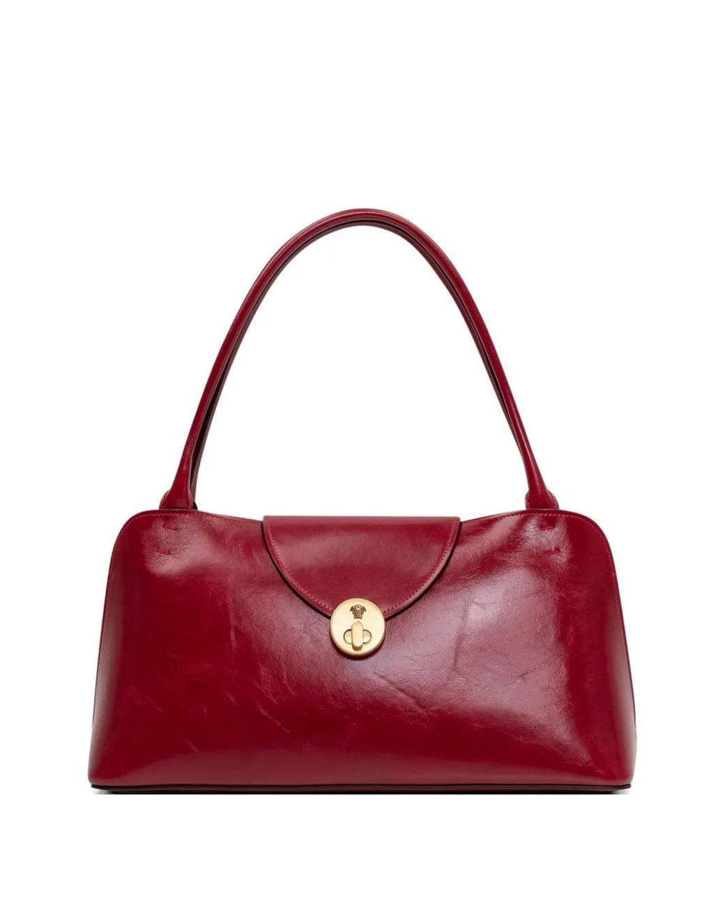 Borsa A Spalla East/West Vivian di Versace in Red