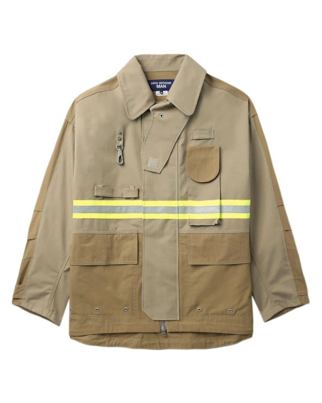 Junya Watanabe Fireman Reflective-Detail Jacket in Natural