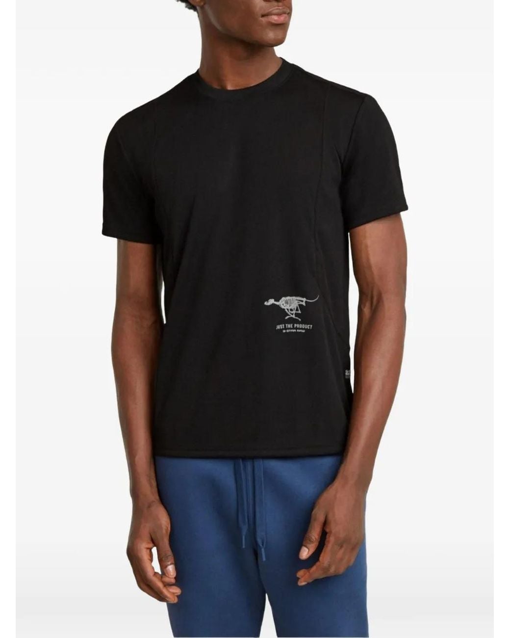 G-Star Black Constructed Tech T-Shirt for men