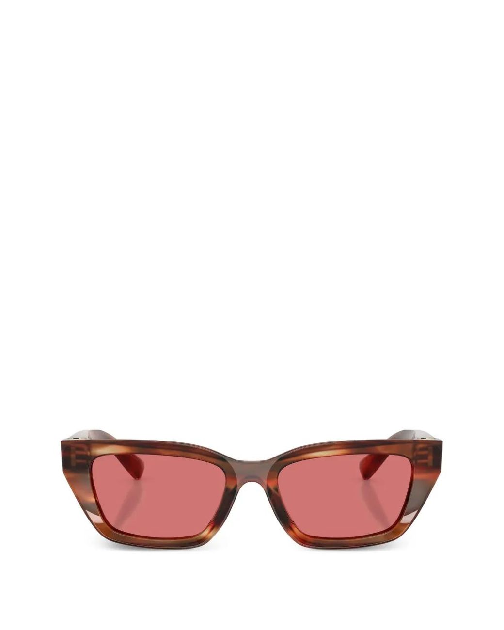 Dolce & Gabbana Pink Tortoiseshell-Effect Sunglasses