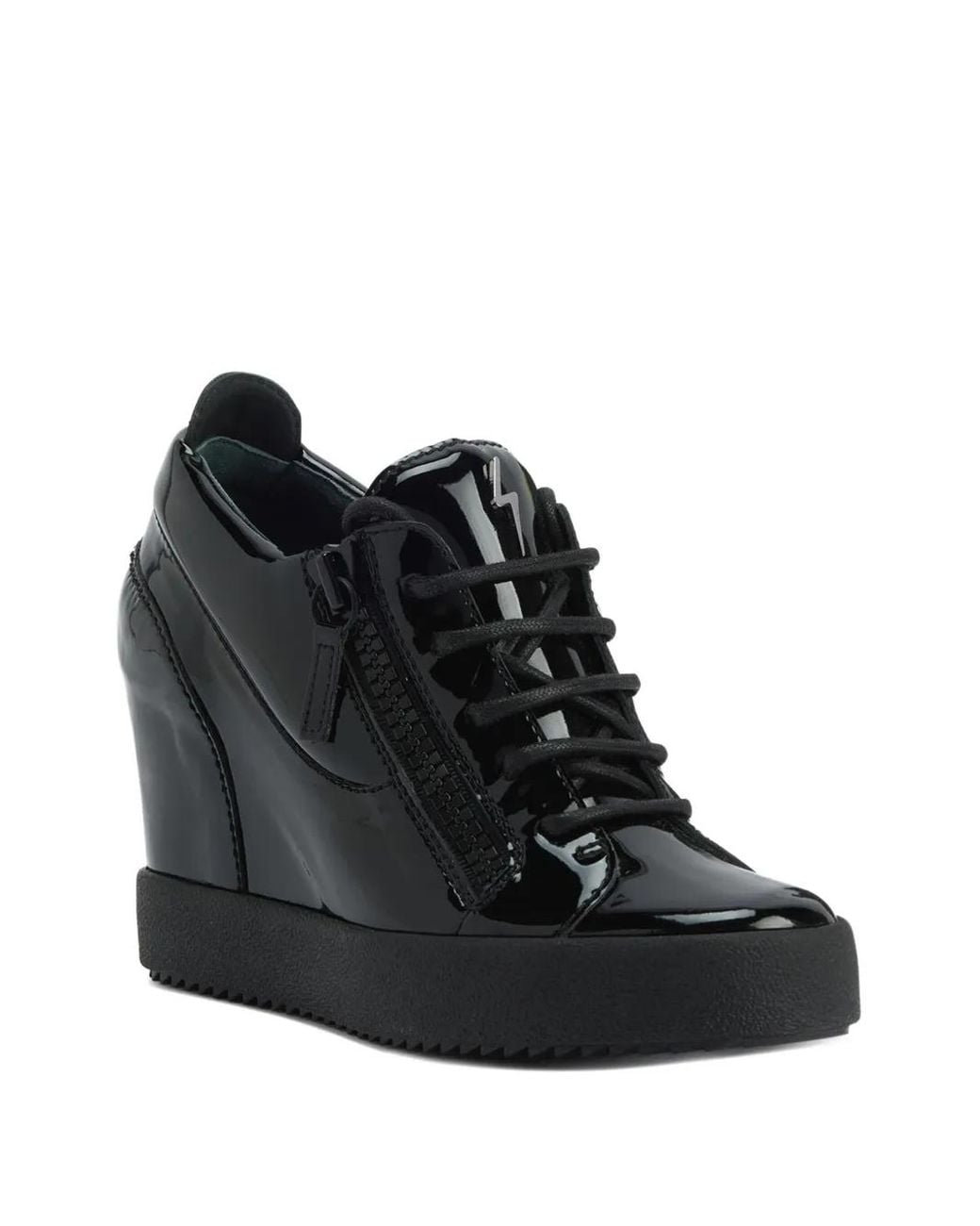 Giuseppe Zanotti Black Addy Wedge