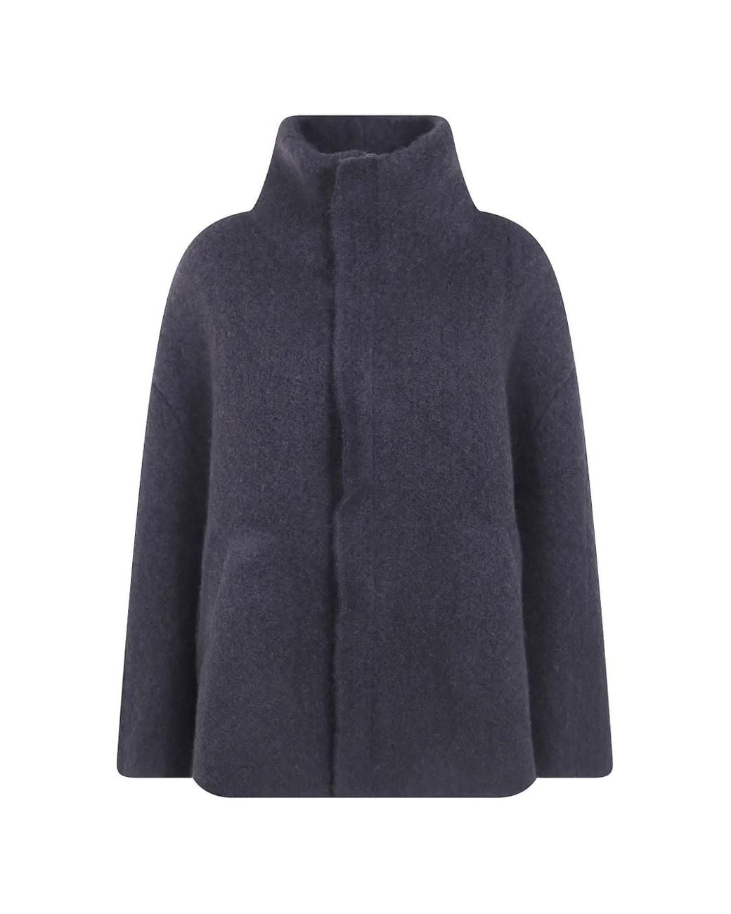 Boboutic Blue Long-Sleeve Wool Jacket