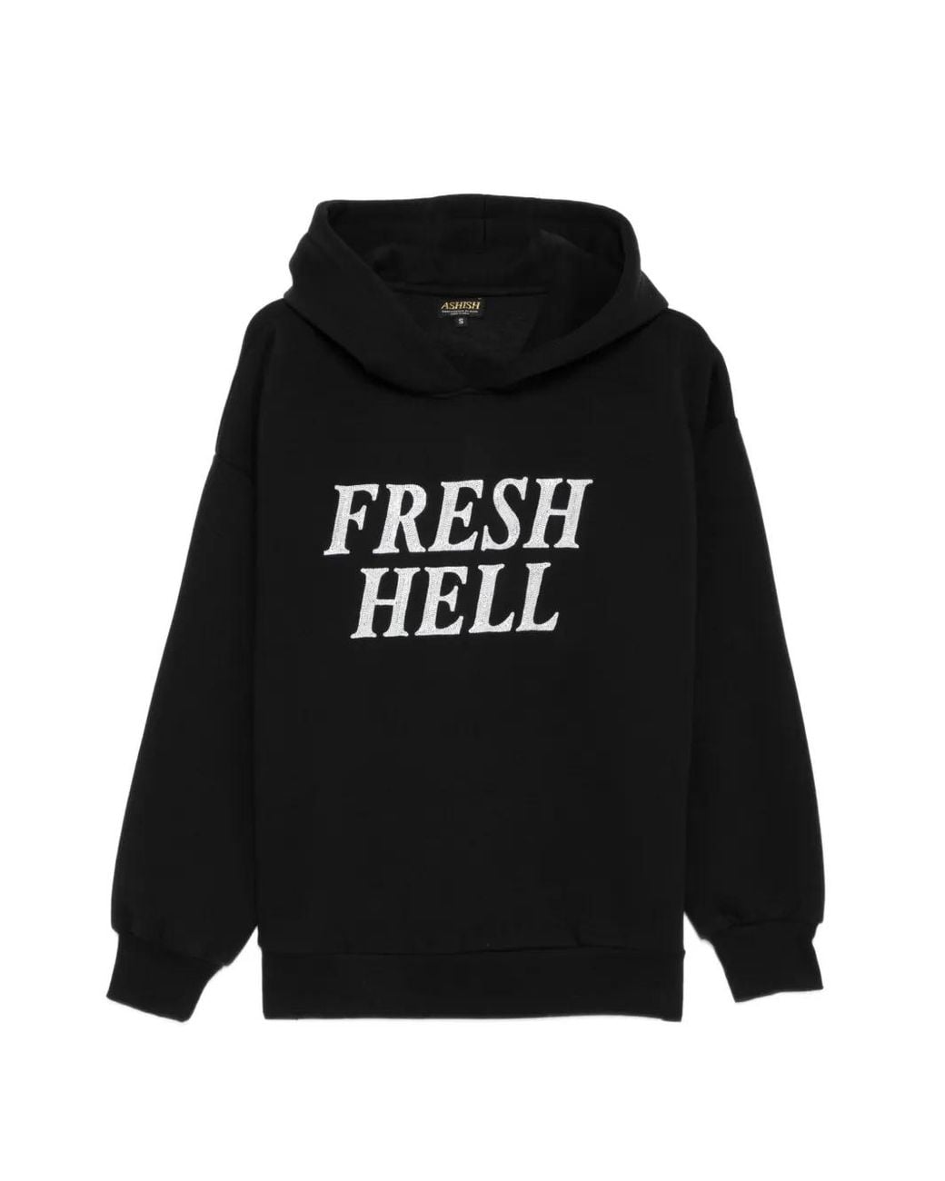 Ashish Black Embellished Hoodie