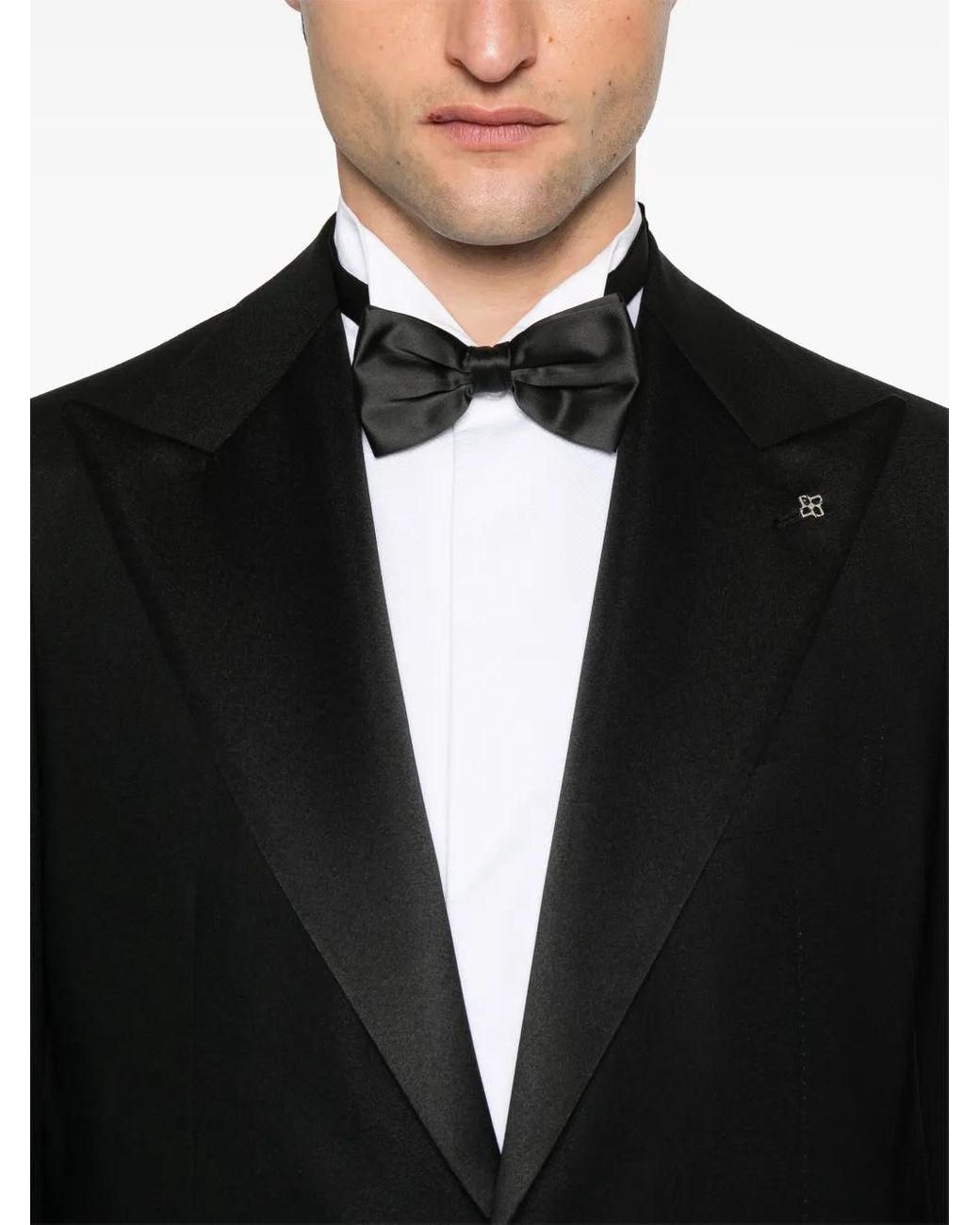 Tagliatore Black Single-Breasted Dinner Suit for men
