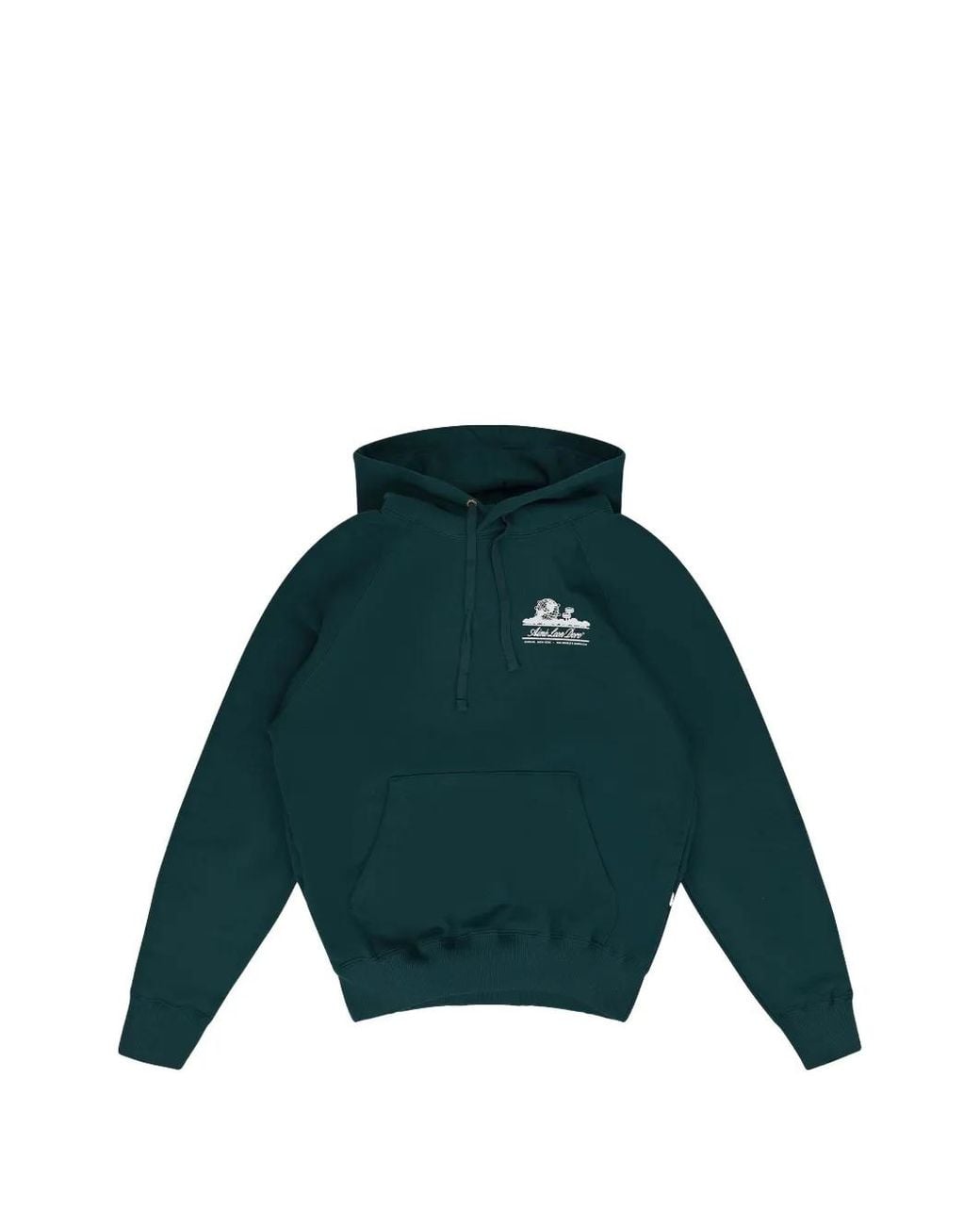 Aimé Leon Dore Green Unisphere Logo-Print Hoodie for men