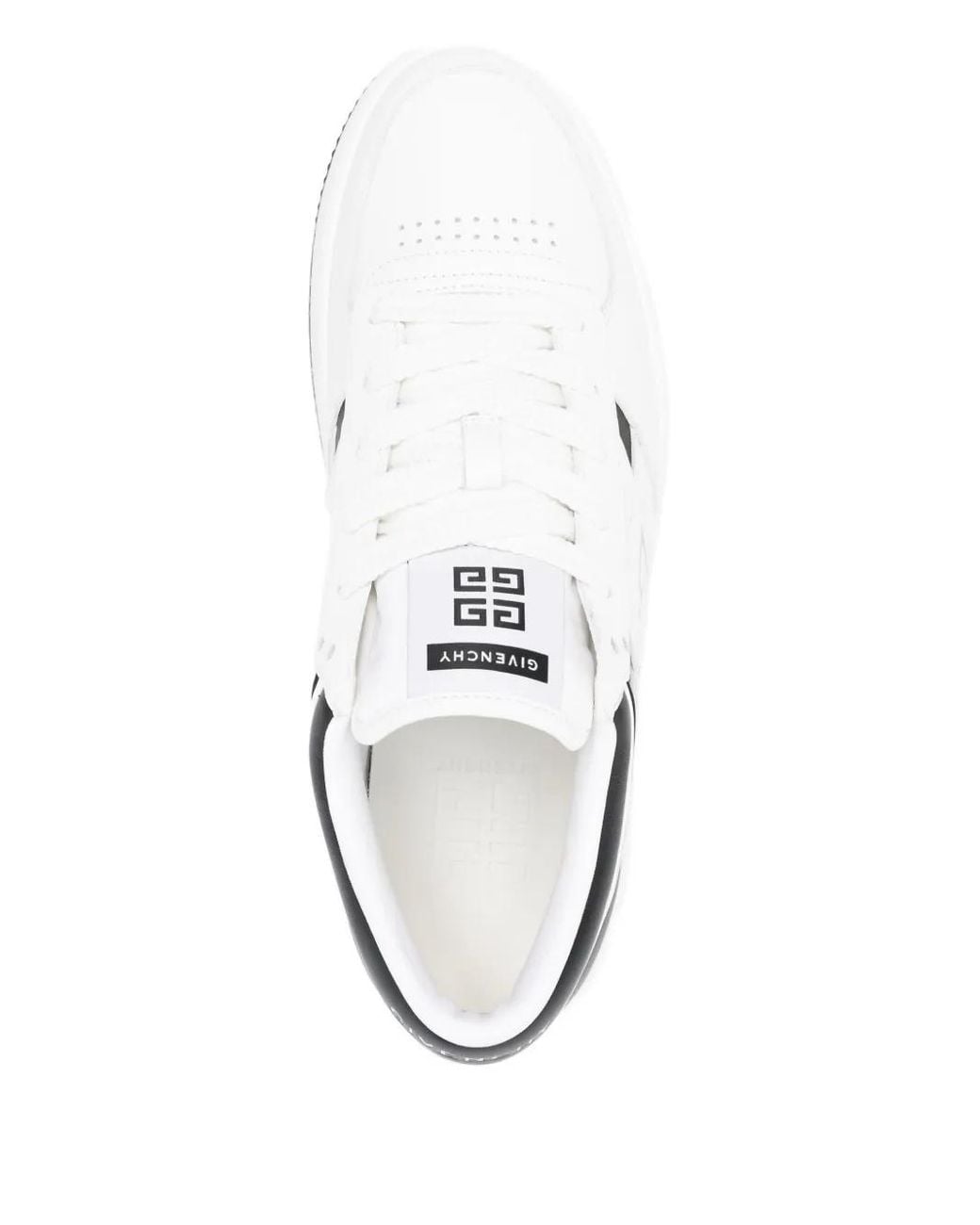 Baskets G Move En Cuir Mélangé Givenchy pour homme en coloris White