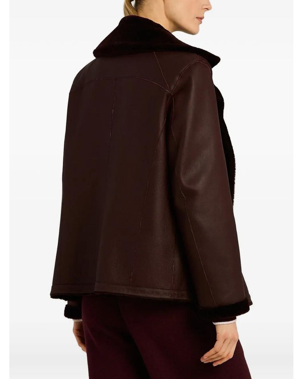 Kiton Brown Reversible Double-Breasted Jacket