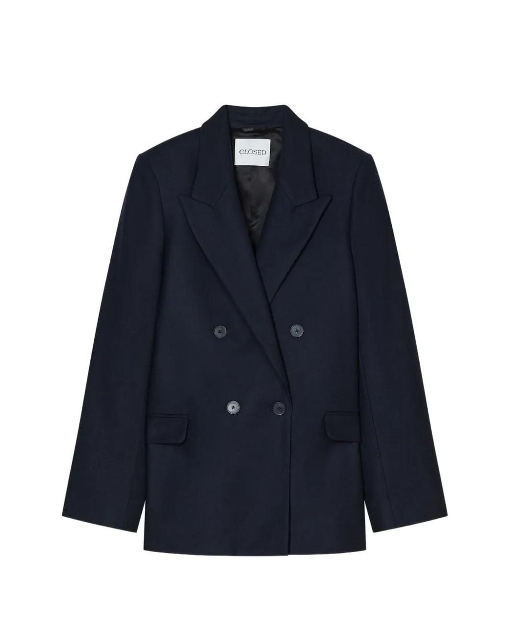 Closed Blue Double-Breasted Blazer