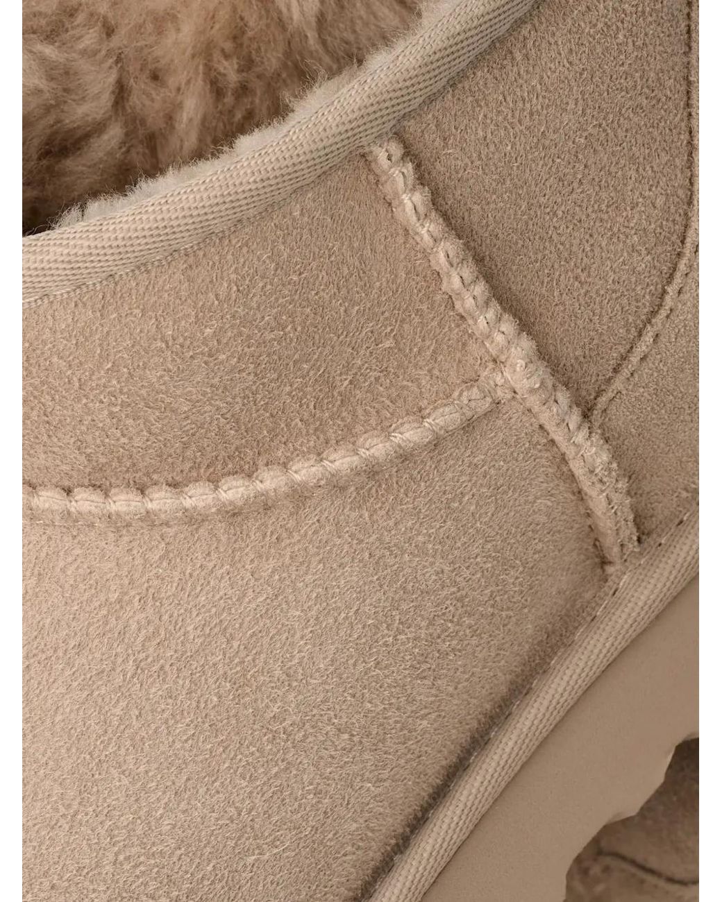 Ugg Natural Mini Classic Ultra Ankle Boots