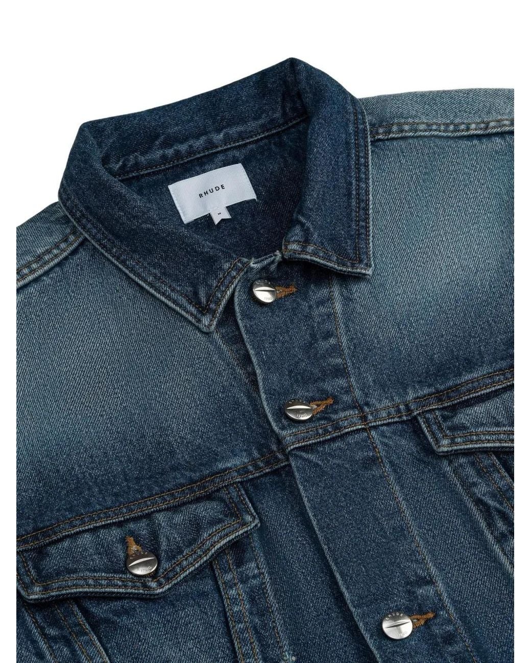 Rhude Blue Pocket Denim Jacket