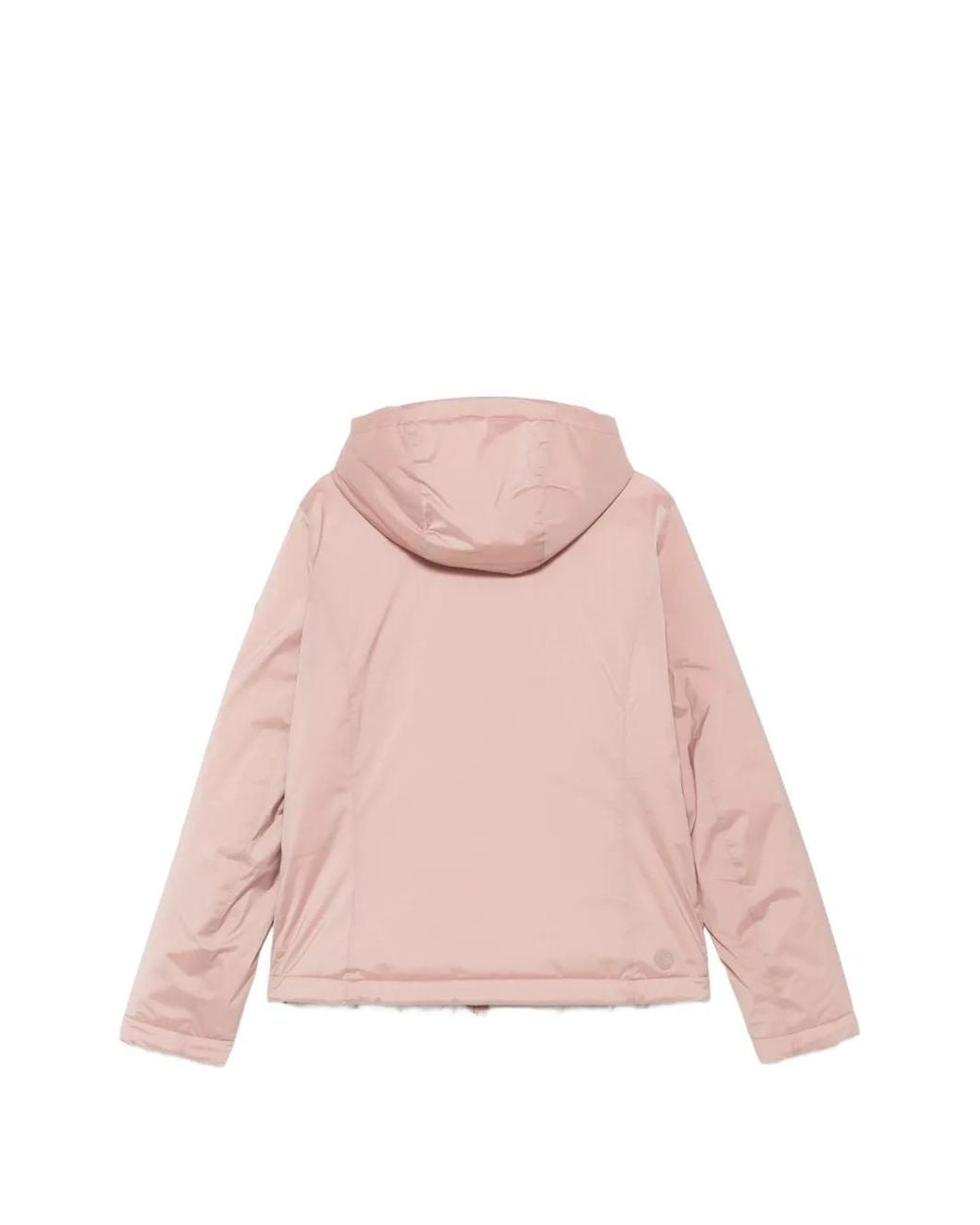 Colmar Pink Hooded Logo-Patch Jacket