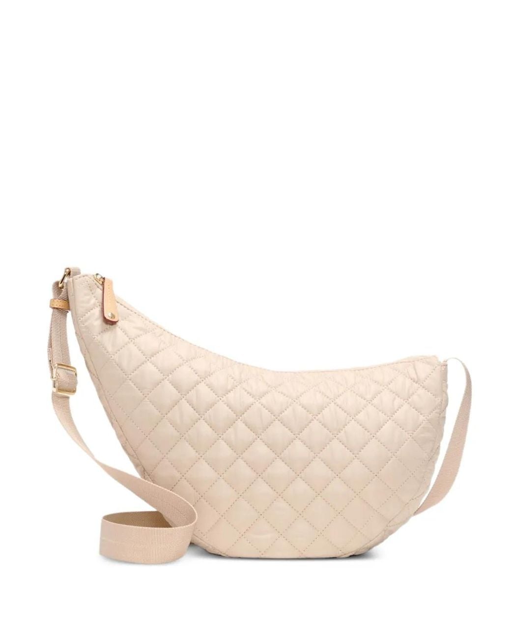 MZ Wallace Natural Sac À Bandoulière Matelassé Metro Smile