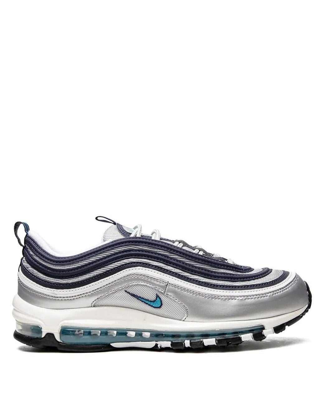 Nike Blue Air Max 97 "Metallic/Chlorine" Sneakers
