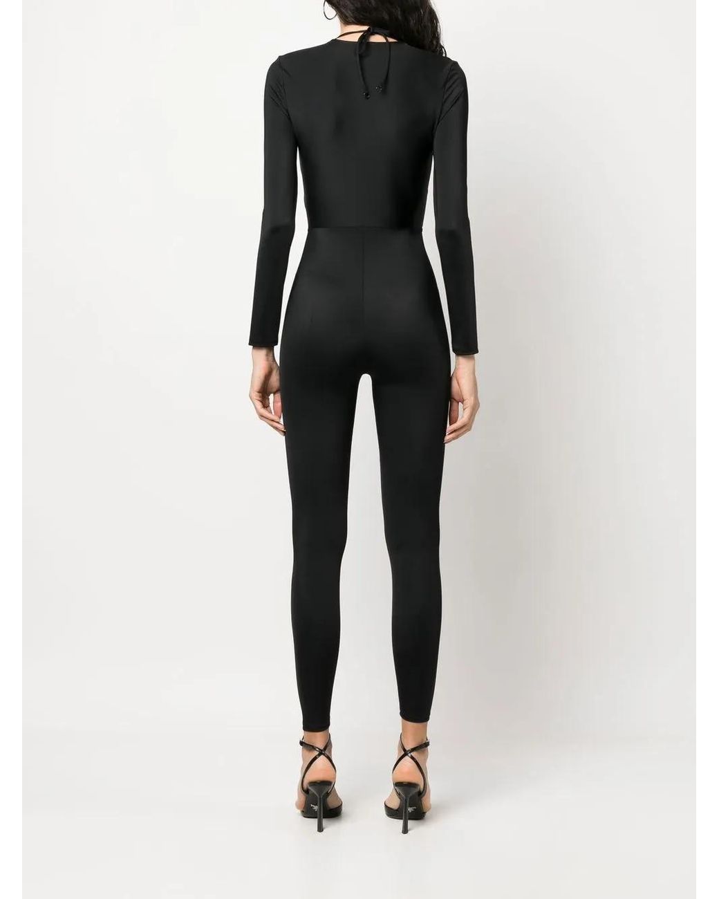 Noire Swimwear Black Cut-Out Detailing Jumpsuit