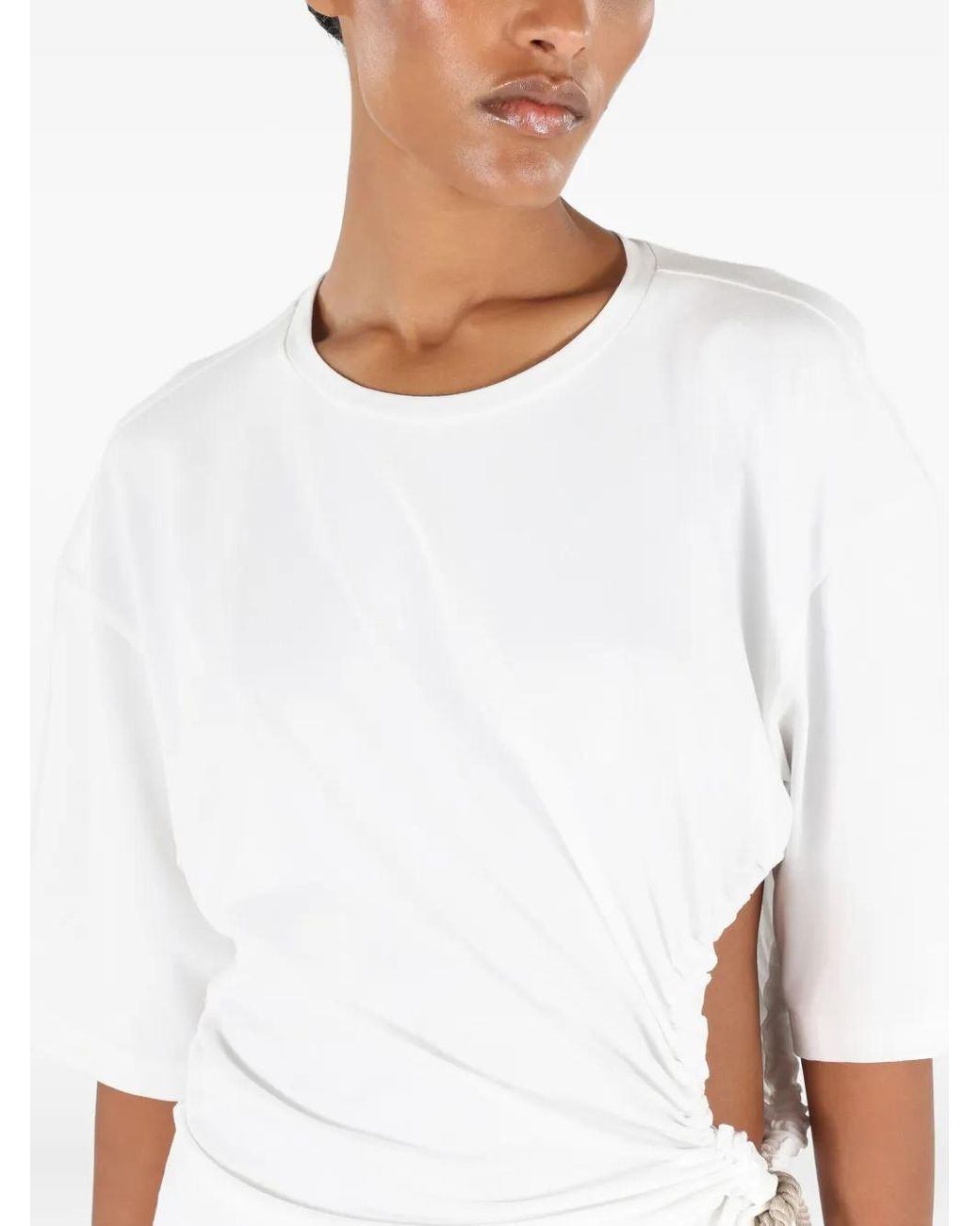 Roberto Cavalli White Jersey T-Shirt
