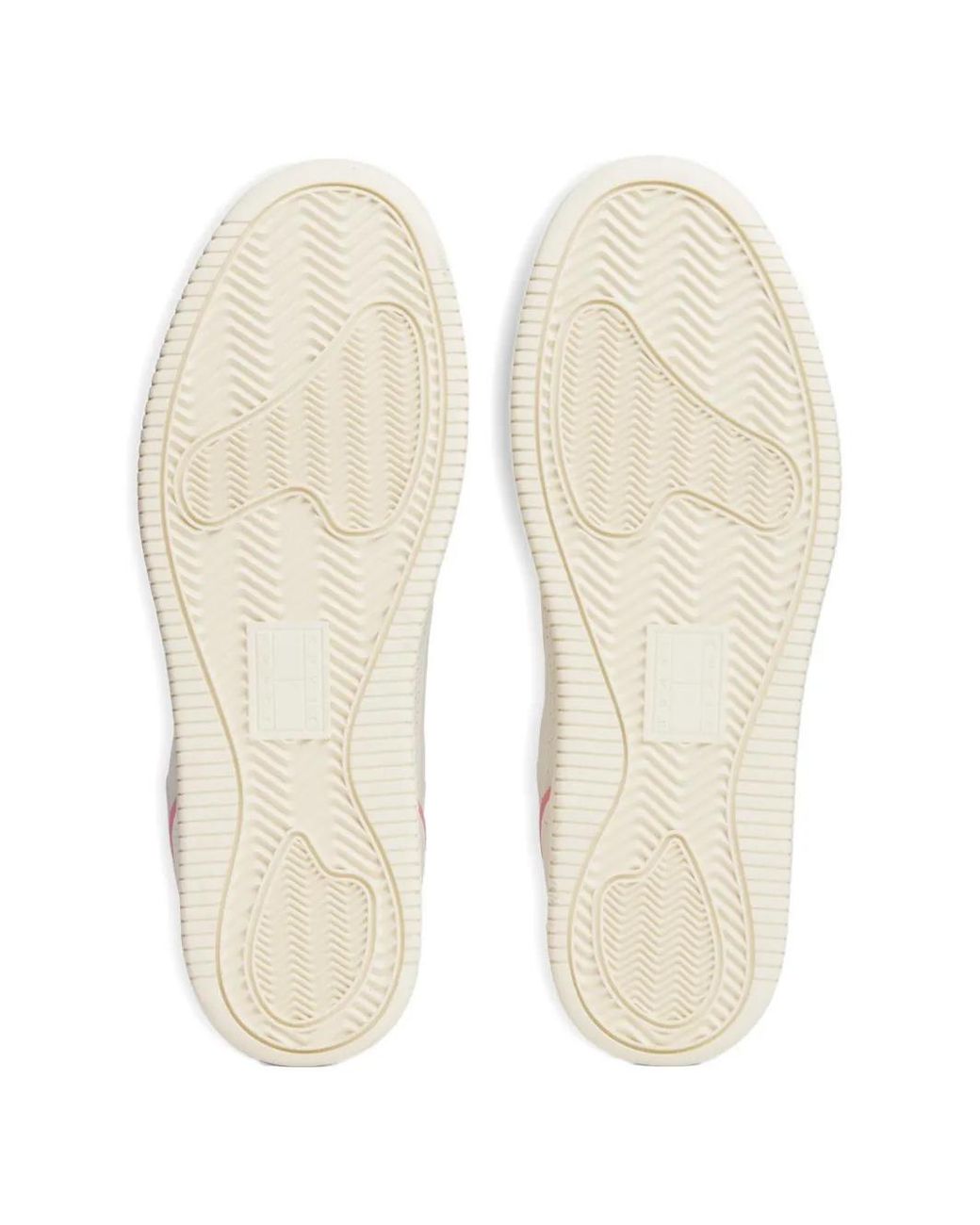 Tommy Hilfiger White Logo-Patch Sneakers