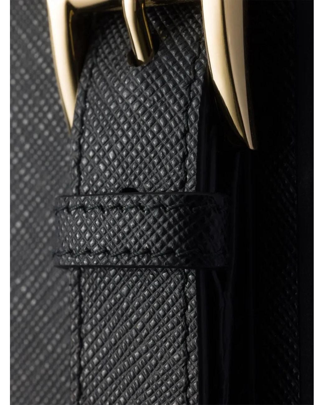 Prada Black Leather Iphone 16 Pro Max Case