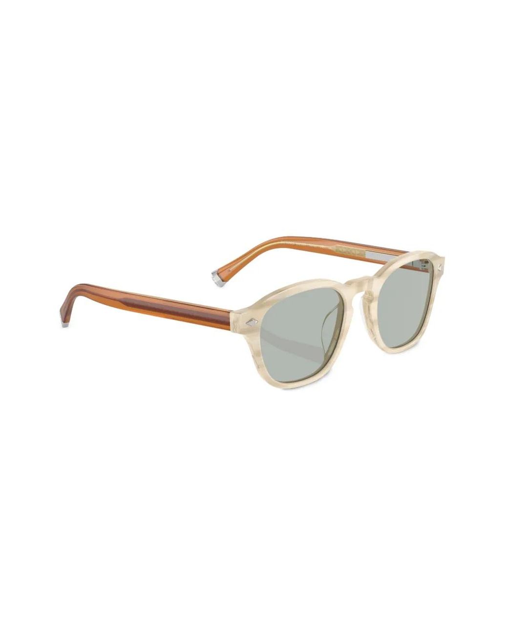 Brunello Cucinelli Gray Bc4006S Round-Frame Sunglasses