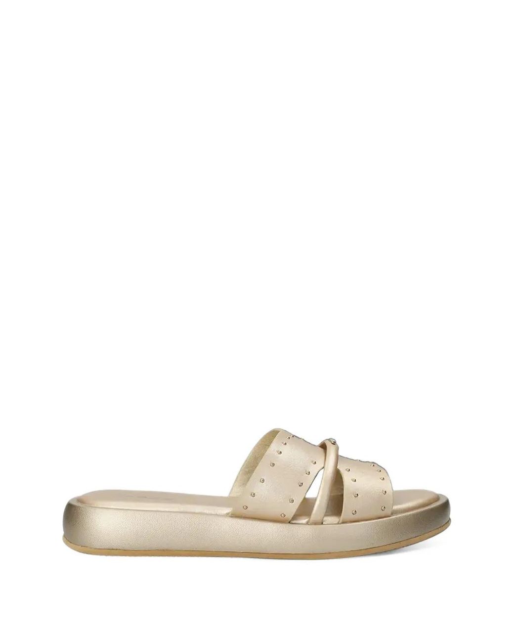 Mexx White Lotus Ii Pacha Stud-Embellished Slides