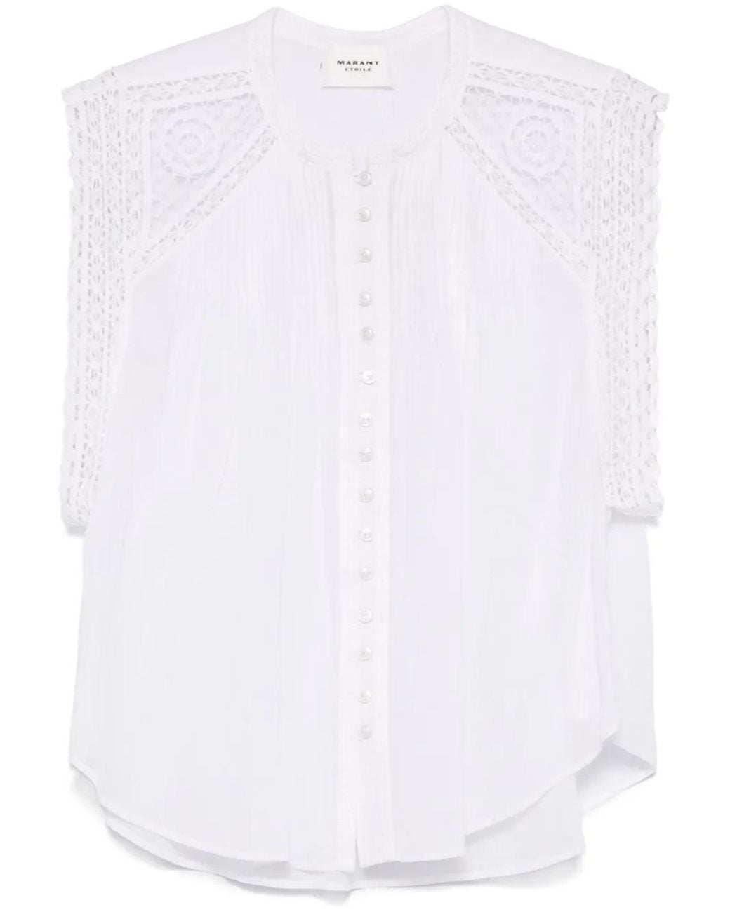 Isabel Marant Gresia Top in het White