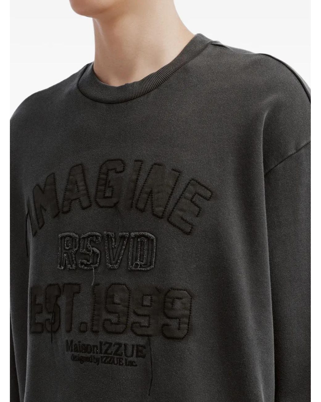 Izzue Sweatshirt Mit Logo-Patch in Black für Herren