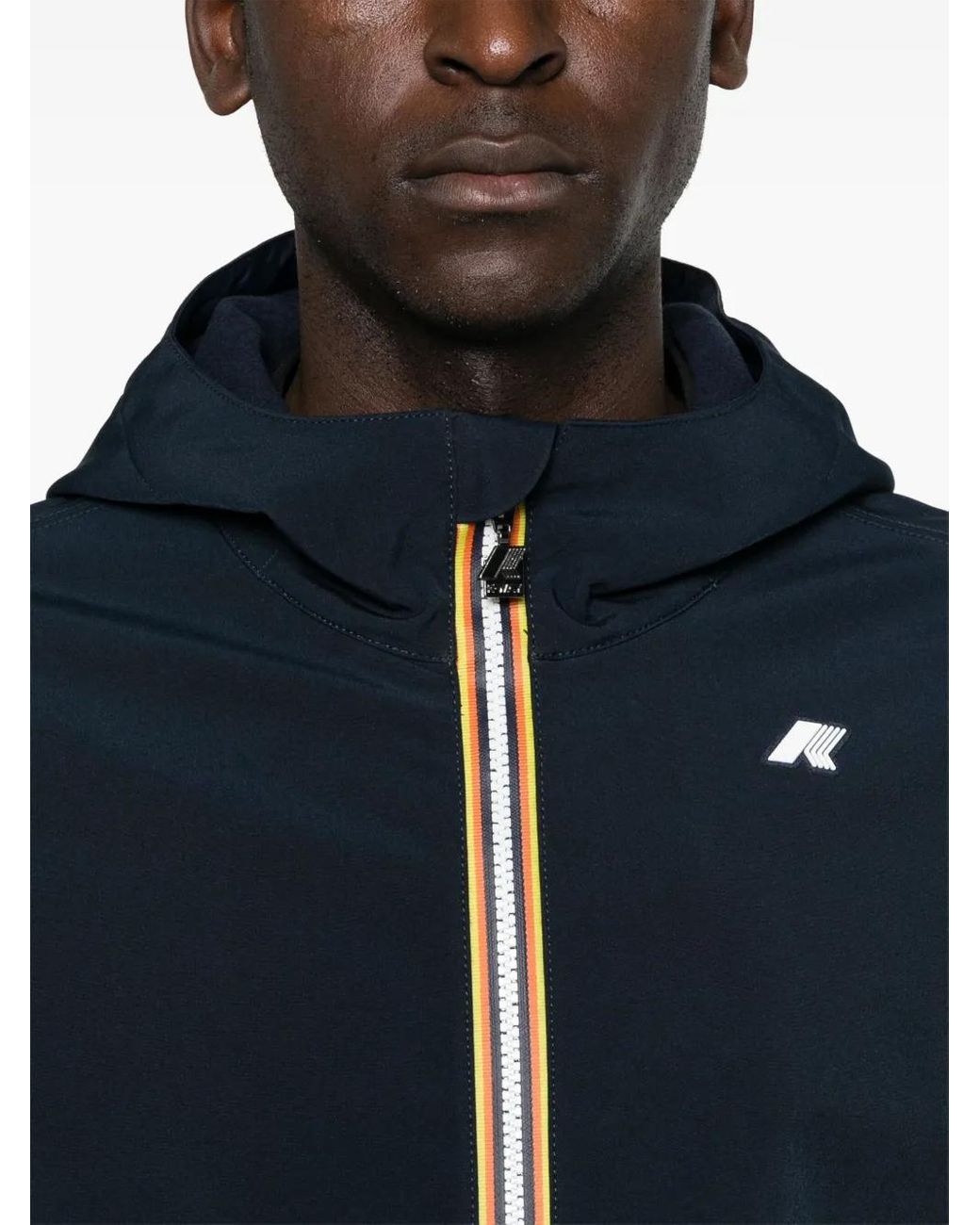 K-Way Blue Jacko Bonded Jacket for men