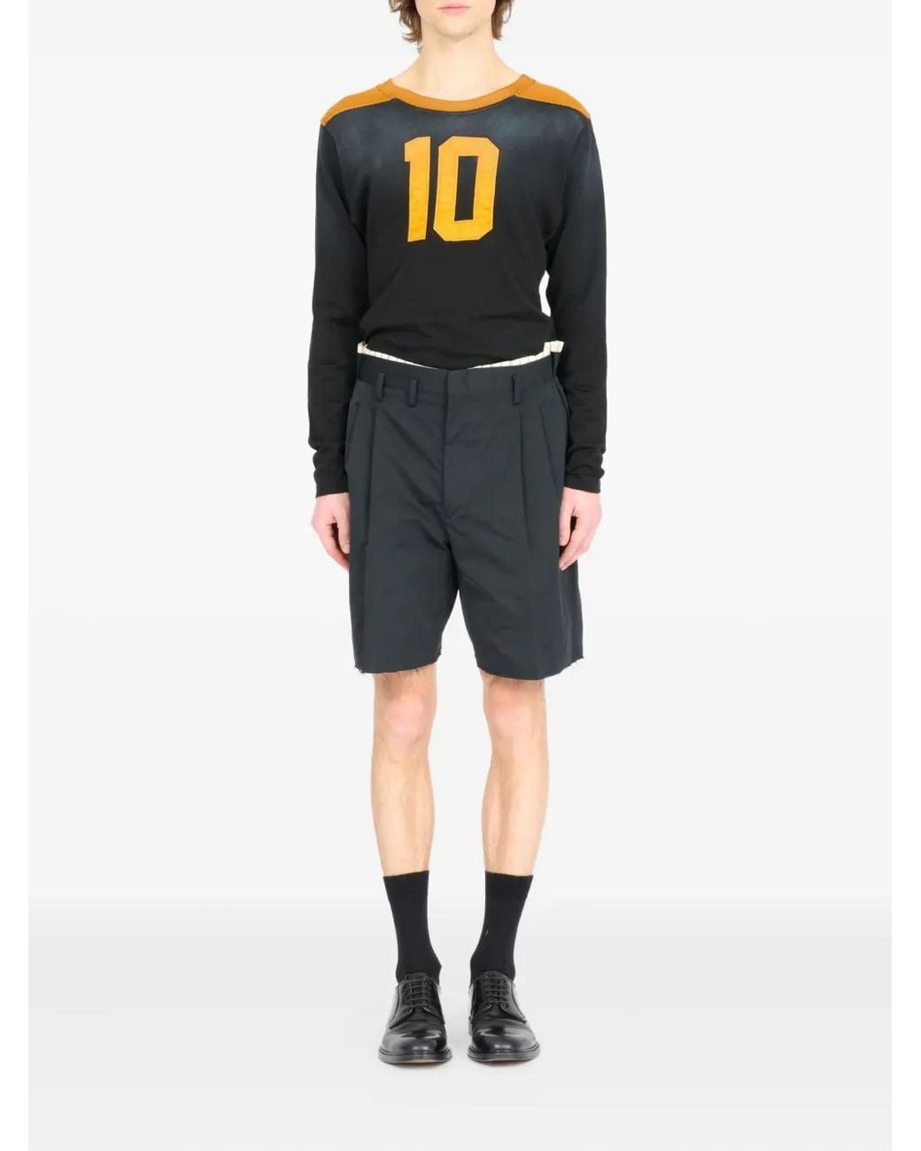 Maison Margiela Gray Tailored Shorts for men