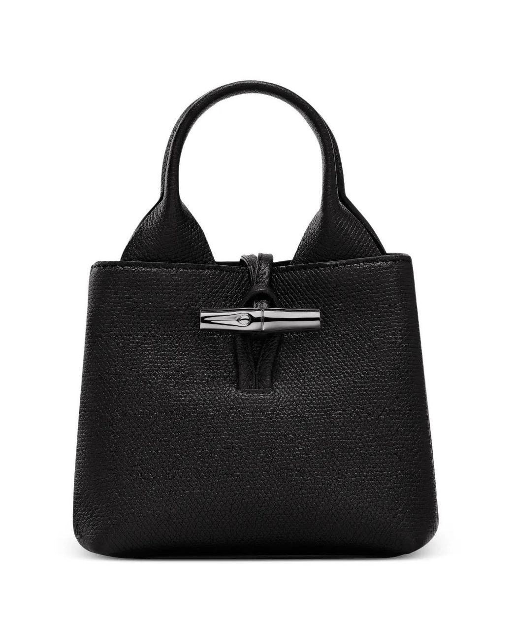Longchamp Black Le Roseau Xs Handbag