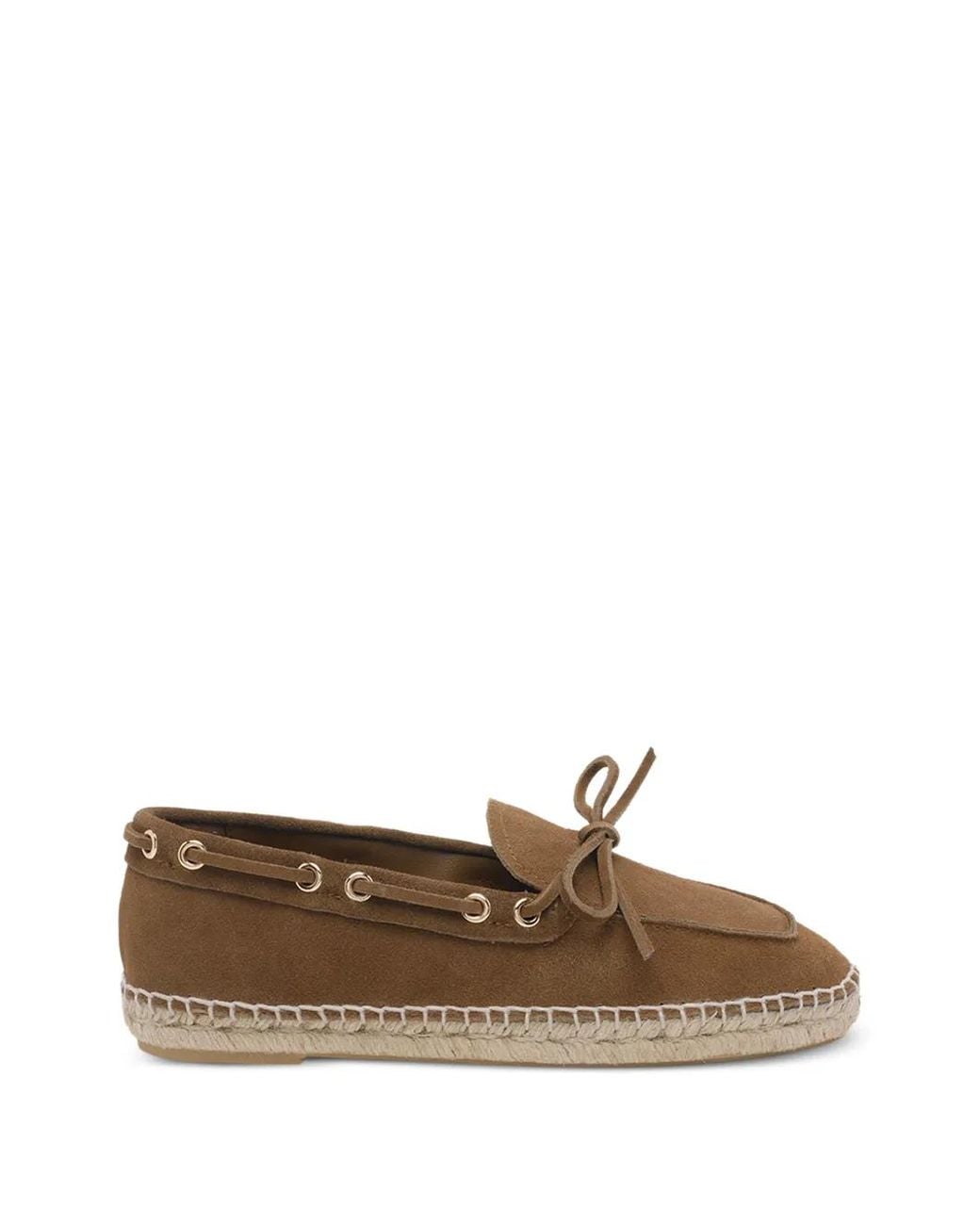 Palomitas By Paloma Barcelo' Brown Laces Round Toe Loafers
