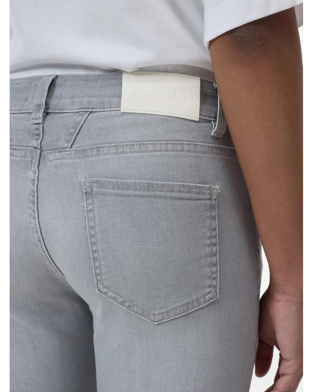Closed Gray Skinny Cropped Jeans