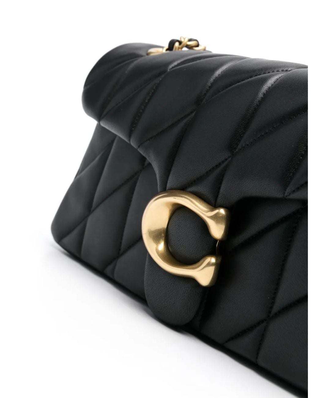 COACH Black Tabby 26 Leather Crossbody Bag