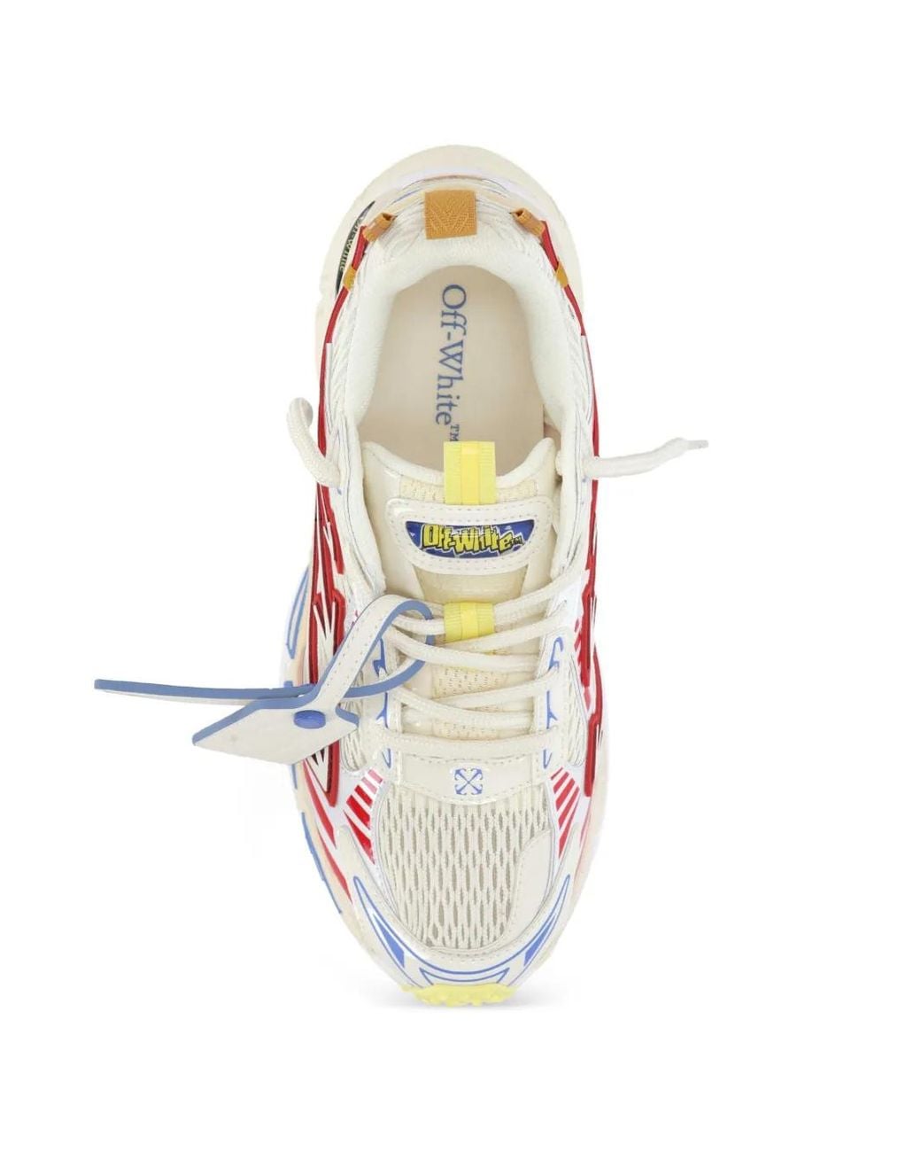 Off-White c/o Virgil Abloh White Be Right Back Arrows-Motif Panelled Sneakers