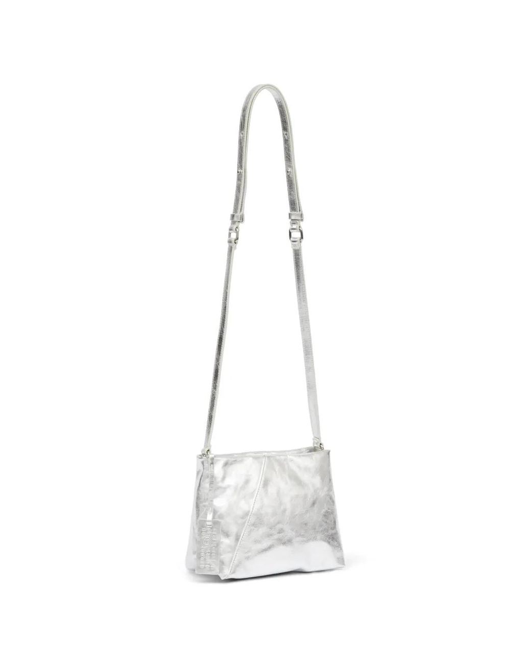 MM6 by Maison Margiela White Folded Japanese Shoulder Bag