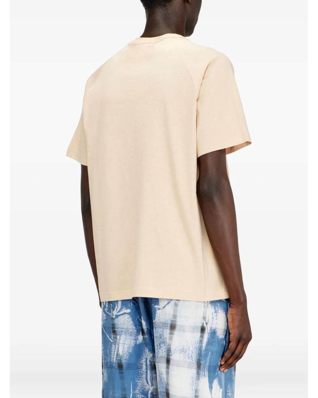 DIESEL White T-Taddy Print T-Shirt for men