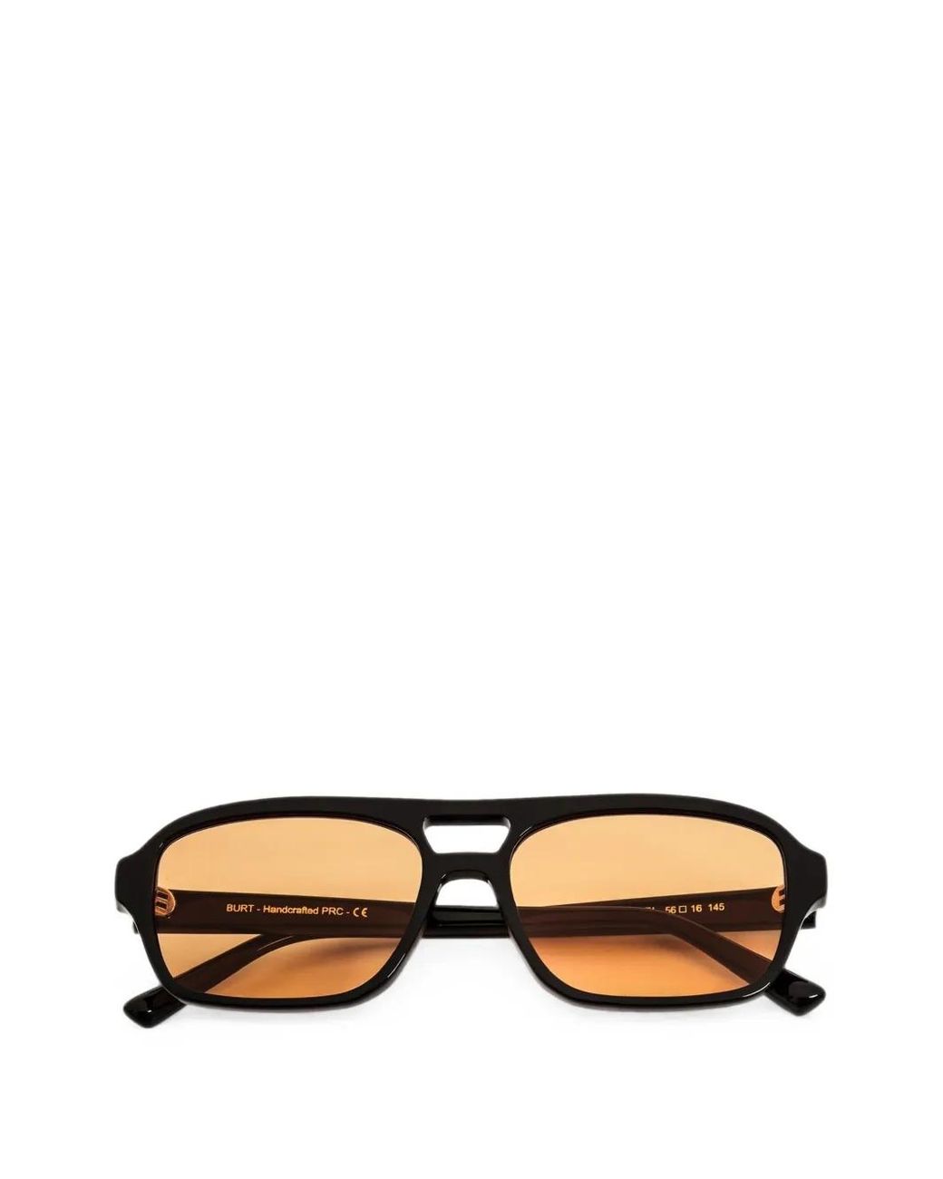 Messyweekend Black Burt Geometric-Frame Sunglasses