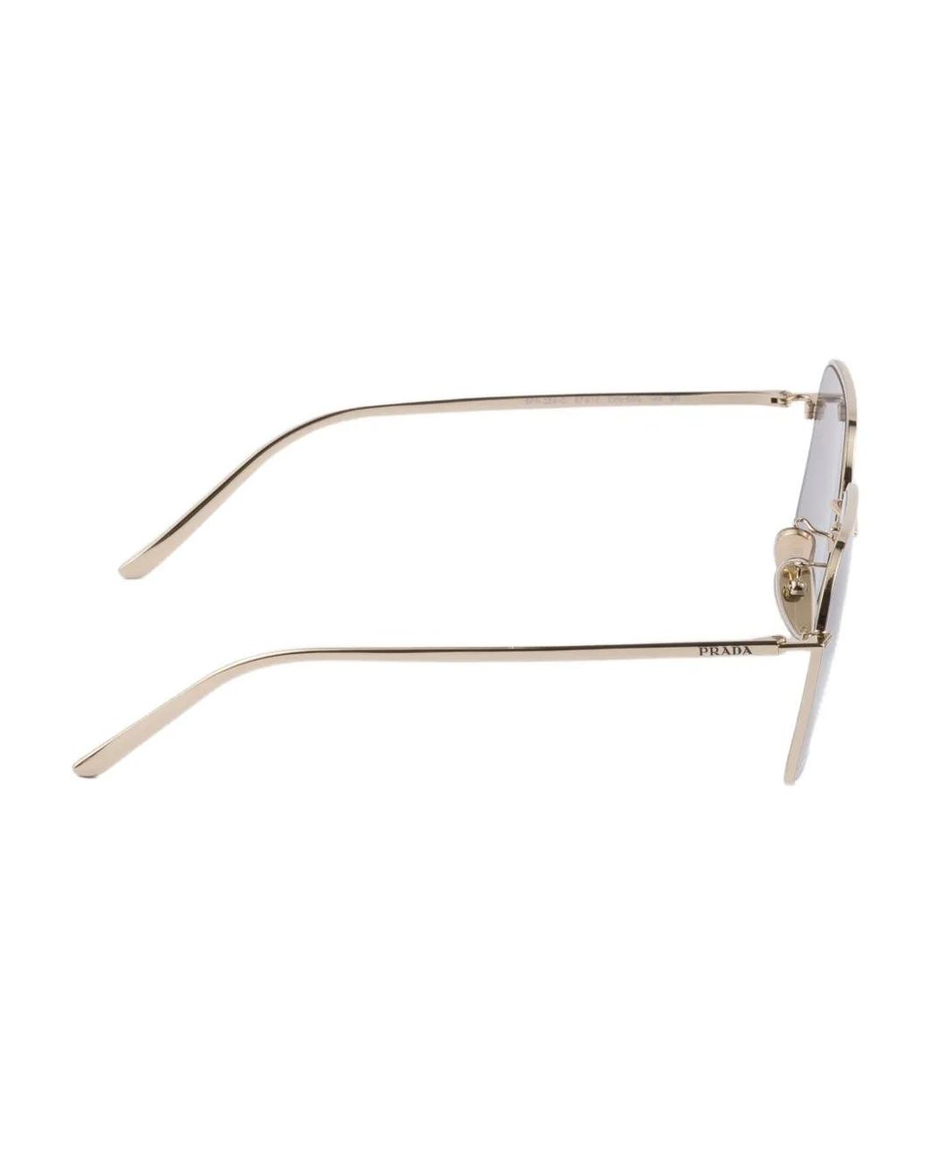 Prada Gray Square-Frame Sunglasses